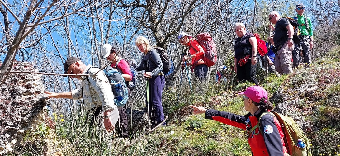 3 aprile discesa dal Monte Gavnella San Leo