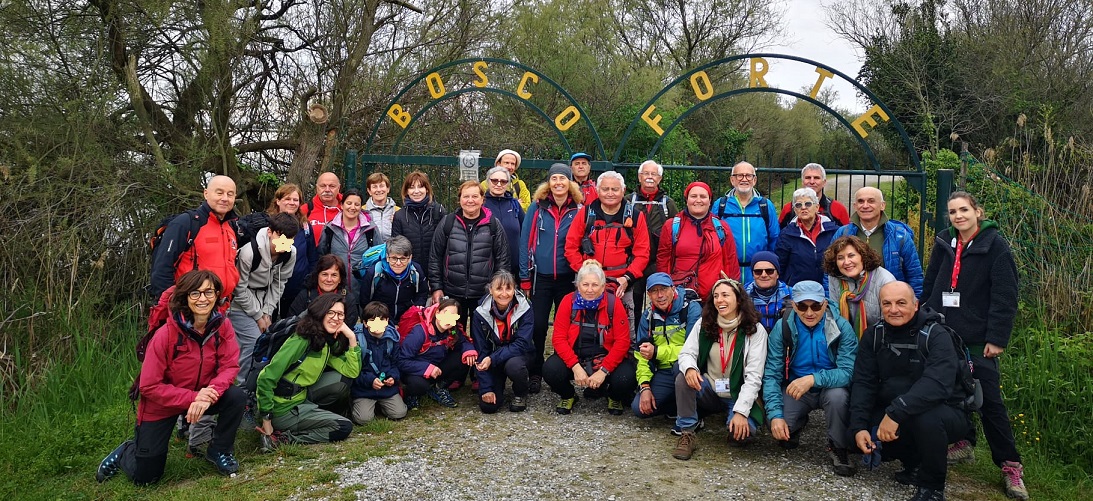13 aprile da Bosco Forte, lungo l’ argine del Reno, via Romea